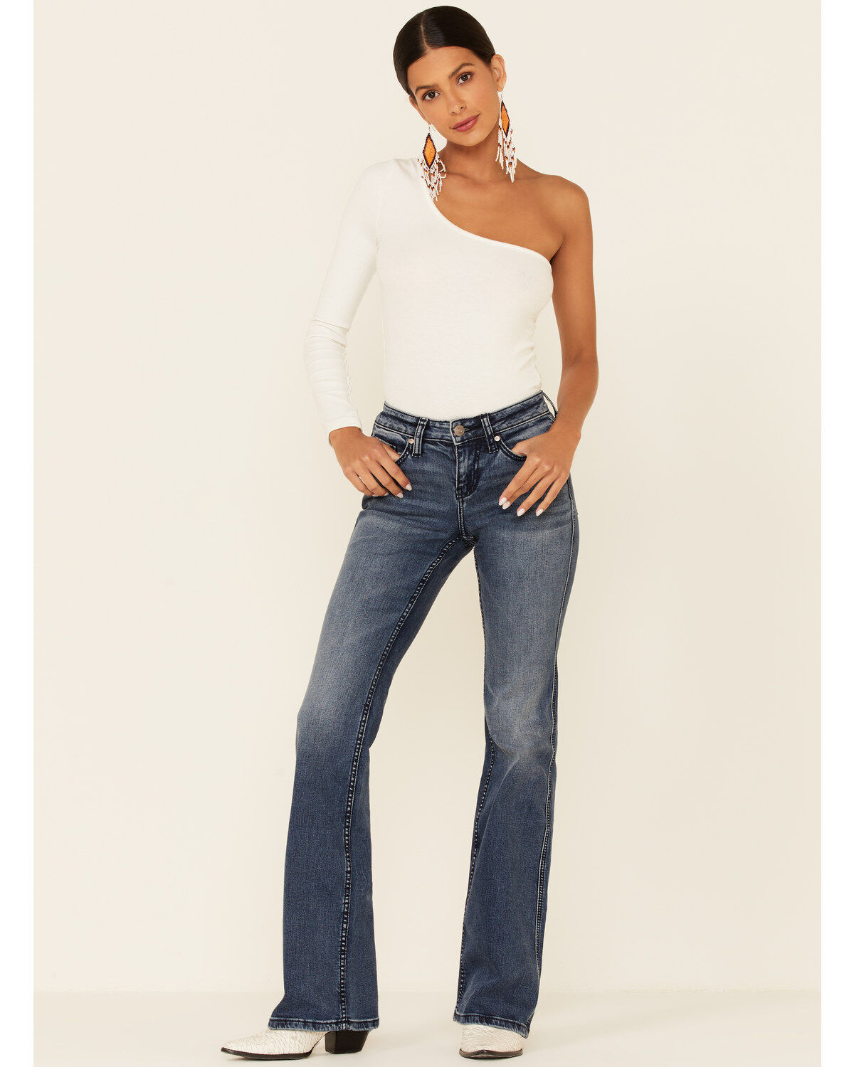 Image #1 - Shyanne Women's Seamed Pocket Bootcut Jeans, , hi-res