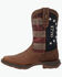 Image #3 - Durango Women's Lady Rebel&trade; America 250th Flag Performance Western Boots - Broad Square Toe, Red/white/blue, hi-res