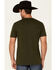 Image #4 - Cinch Men's Green Lead This Life Southwestern Logo Graphic Short Sleeve T-Shirt , Green, hi-res