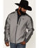 Cinch Men's Textured Logo Concealed Carry Softshell Jacket, Grey, hi-res