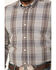 Image #3 - Cody James Men's Fiesta Plaid Print Long Sleeve Button-Down Western Shirt, White, hi-res