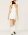 Image #4 - Boot Barn X Double D Ranch Women's Exclusive Rhinestone & Fringe Bridal Skirt, White, hi-res