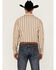 Blue Ranchwear Men's Yarn-Dye Stripe Long Sleeve Snap Western Work Shirt, Wheat, hi-res