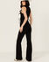 Image #4 - Idyllwind Women's Lawson Stretch Lace Detail Flare Jumpsuit, , hi-res