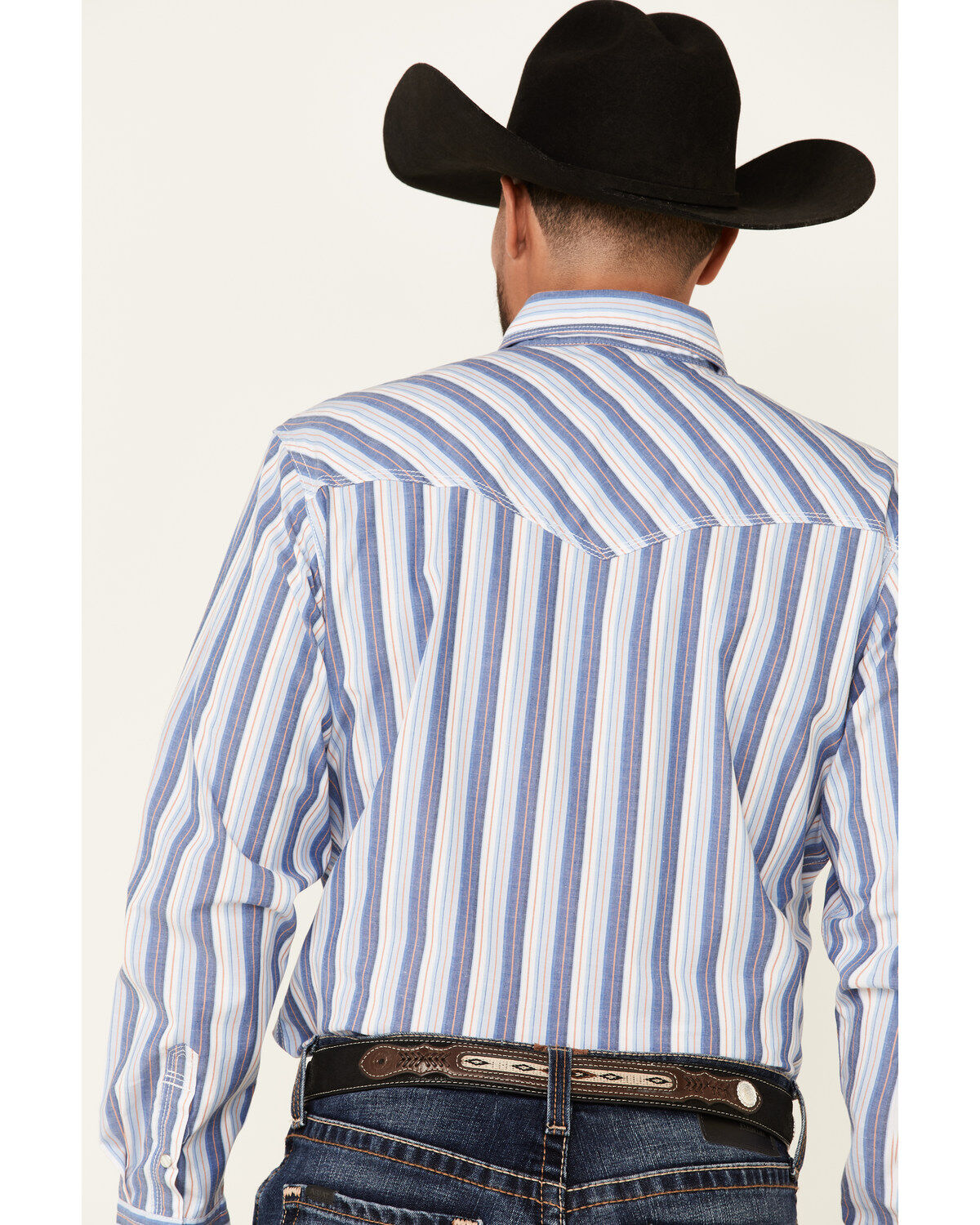 Wrangler 20X Men´s Striped Long Sleeve Snap WesternShirt teamlce.in - Image 5