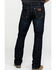 Image #1 - Wrangler Retro Men's Dax Dark Wash Slim Bootcut Stretch Denim Jeans, Indigo, hi-res