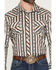 Image #3 - Rock & Roll Denim Men's Dale Brisby Southwestern Stripe Print Long Sleeve Snap Stretch Western Shirt, Dark Brown, hi-res
