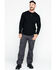 Image #6 - Hawx Men's Black Pocket Henley Work Shirt - Big, Black, hi-res