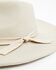Nikki Beach Women's Cream Mink Britt Ribbon Band Fedora Hat , Cream, hi-res