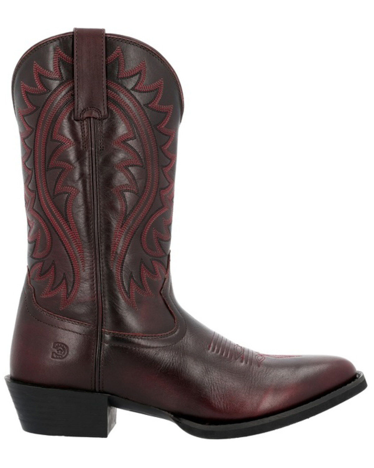 Image #2 - Durango Men's Shyloh Western Boots - Round Toe, Burgundy, hi-res
