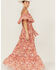 Flying Tomato Women's Maxi Floral Dress, Rust Copper, hi-res