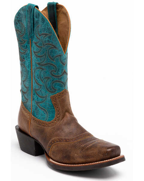 Image #1 - Cody James Men's Brown Western Boots - Square Toe, , hi-res