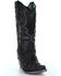 Image #1 - Corral Women's Black Inlay Western Boots - Snip Toe, , hi-res