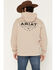 Image #1 - Ariat Men's Boot Barn Exclusive Southwest Logo Graphic Hooded Sweatshirt, Sand, hi-res