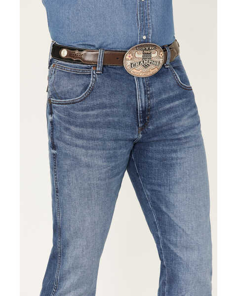 Wrangler Retro Men's Ansley Stretch Slim Straight Jeans , Medium Wash, hi-res