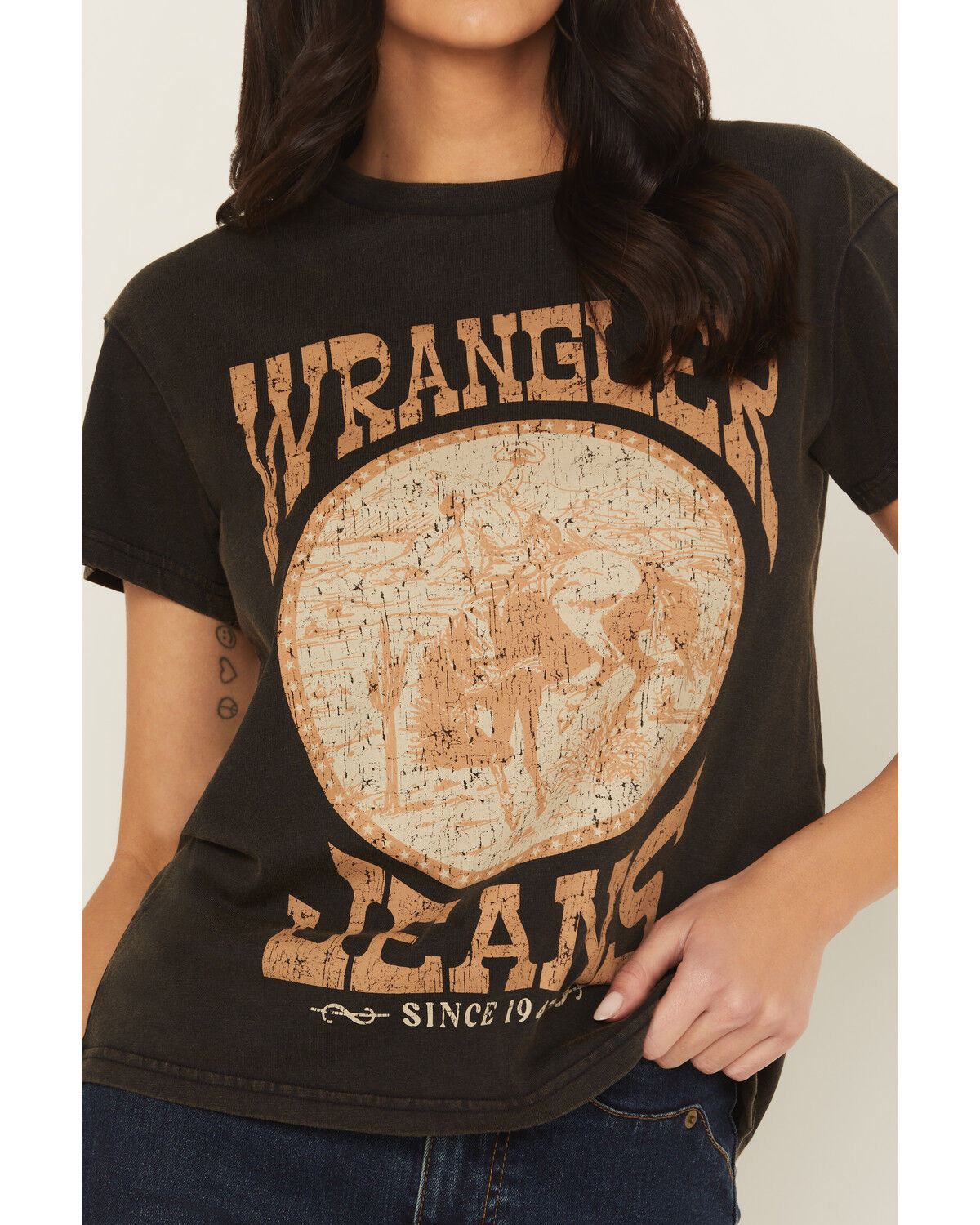 Wrangler Retro Women's Logo Horse Short Sleeve Graphic Tee