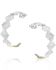 Image #2 - Montana Silversmiths Women's Southwestern Hoop Earrings, Silver, hi-res
