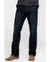 Image #2 - Wrangler Retro Men's Dax Dark Wash Slim Bootcut Stretch Denim Jeans, Indigo, hi-res