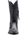 Golo Women's Reverse Woven Shaft Western Fashion Boots - Snip Toe, Black, hi-res