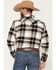 Image #4 - Cody James Men's Standard Issue Plaid Print Long Sleeve Snap Flannel Shirt - Big, Black, hi-res