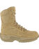 Reebok Men's Stealth 8" Lace-Up Side-Zip Work Boots, Desert Khaki, hi-res