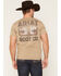 Image #1 - Ariat Men's Steer Lockup Short Sleeve Graphic T-Shirt, Taupe, hi-res