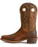Image #5 - Ariat Men's Heritage Roughstock Performance Western Boots - Square Toe, Brown Oiled Rowdy, hi-res