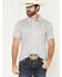 Image #1 - Rock & Roll Denim Men's Medallion Print Short Sleeve Button-Down Stretch Polo Shirt, Natural, hi-res
