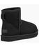 UGG Women's Classic Mini II Lined Short Suede Boots - Round Toe, Black, hi-res