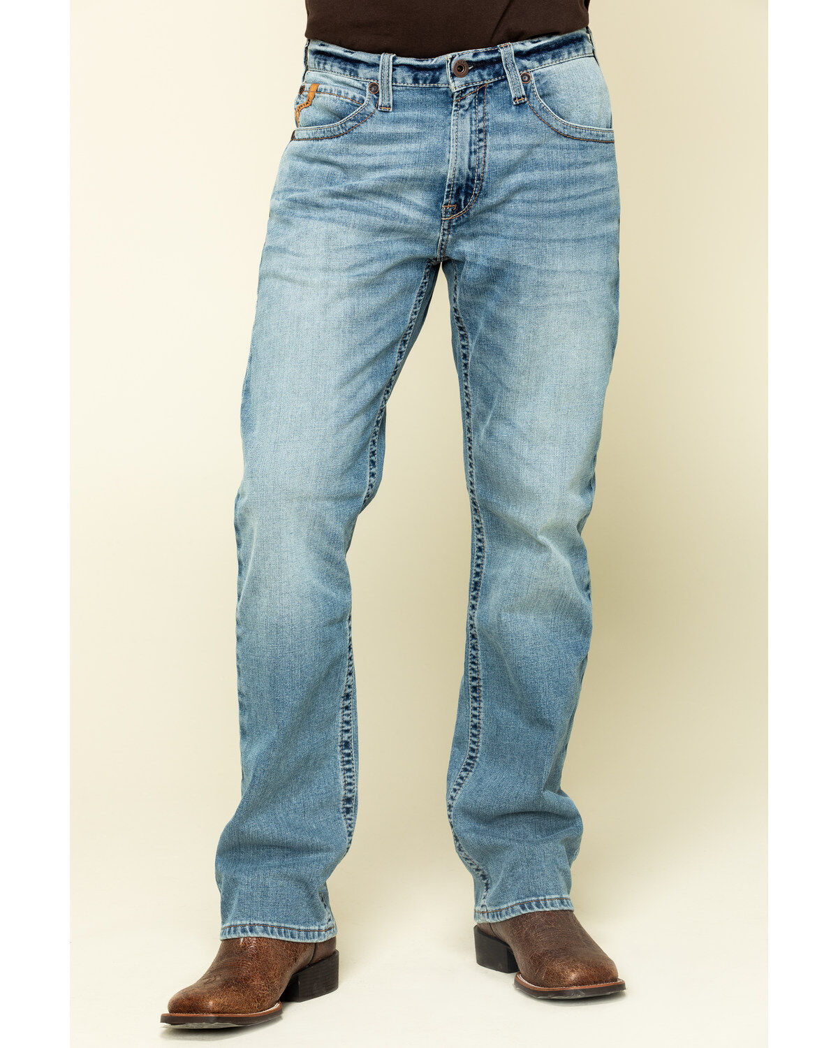 m2 relaxed stretch duke boot cut jean