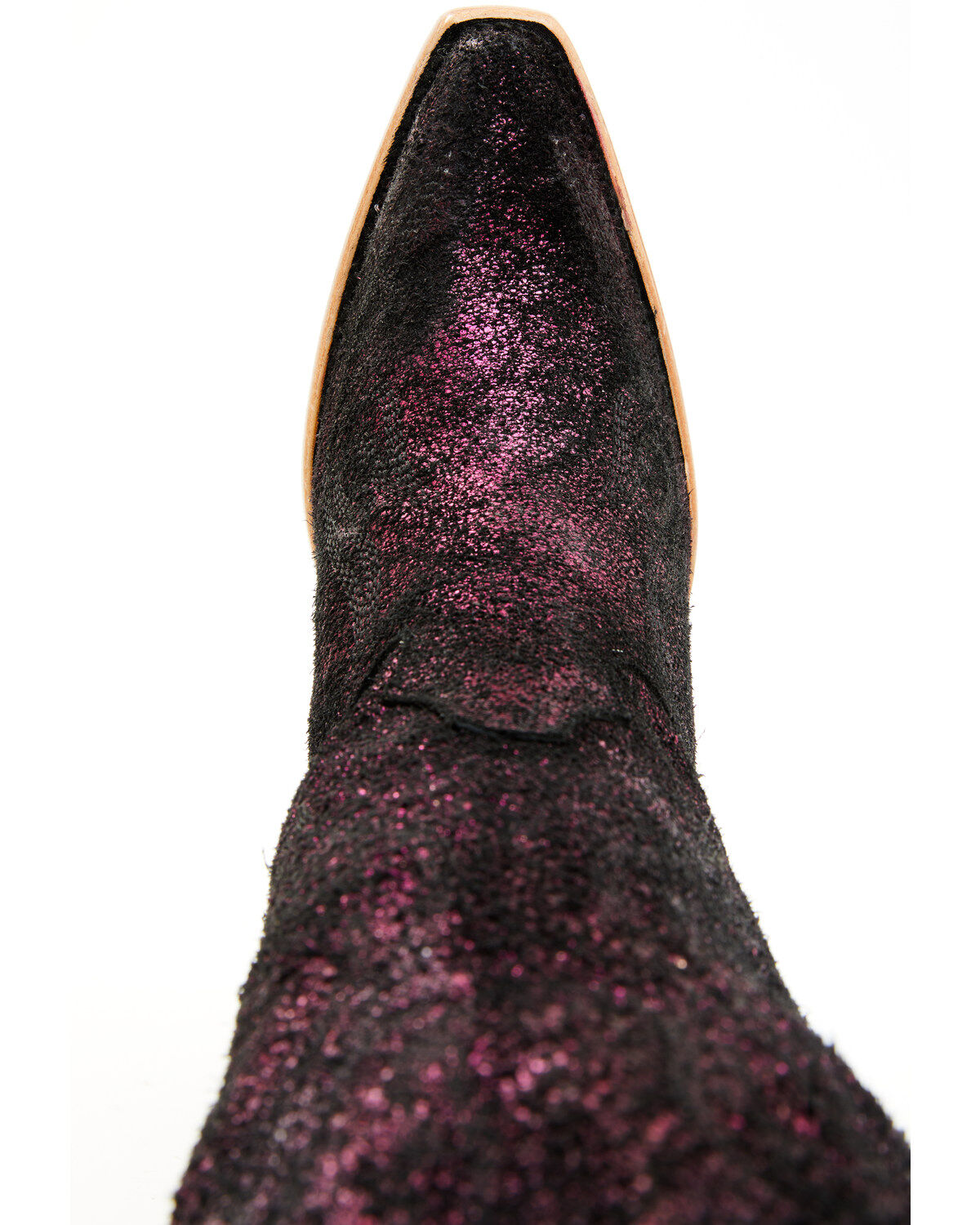 Image #6 - Corral Women's Metallic Tall Western Boots - Snip Toe, Black/purple, hi-res