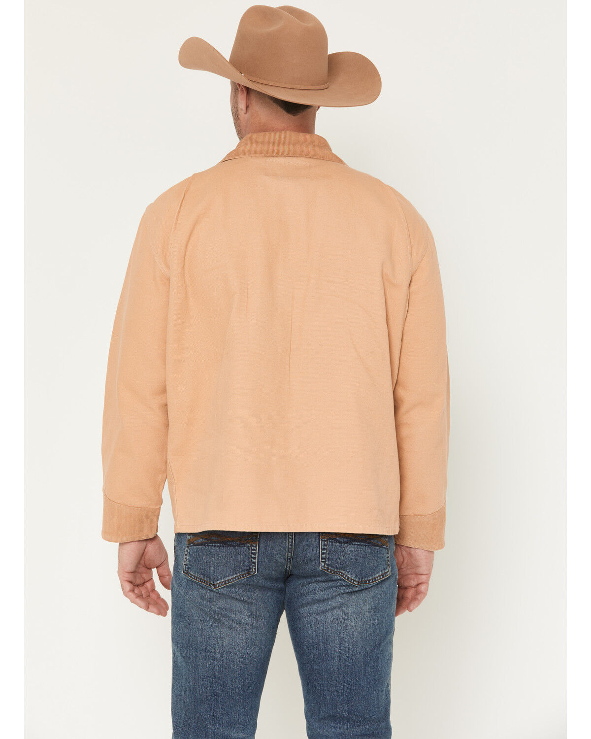 Image #4 - Outback Trading Co Men's Cowboy Brush Canvas Button-Down Jacket, Camel, hi-res