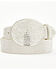Image #2 - Idyllwind Women's Lovell Rhinestone Oval Buckle Belt, Silver, hi-res
