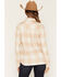 Image #4 - Idyllwind Women's Milligan Plaid Print Lurex Long Sleeve Pearl Snap Flannel Shirt, Cream, hi-res