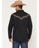 Image #4 - Moonshine Spirit Men's High Noon Embroidered Long Sleeve Snap Western Shirt, Black, hi-res