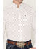 Image #3 - Ariat Men's Campbell Geo Print Long Sleeve Button-Down Western Shirt, White, hi-res
