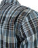 Image #5 - Milwaukee Performance Men's Aramid Reinforced Flannel Biker Shirt - Big & Tall, Black/blue, hi-res