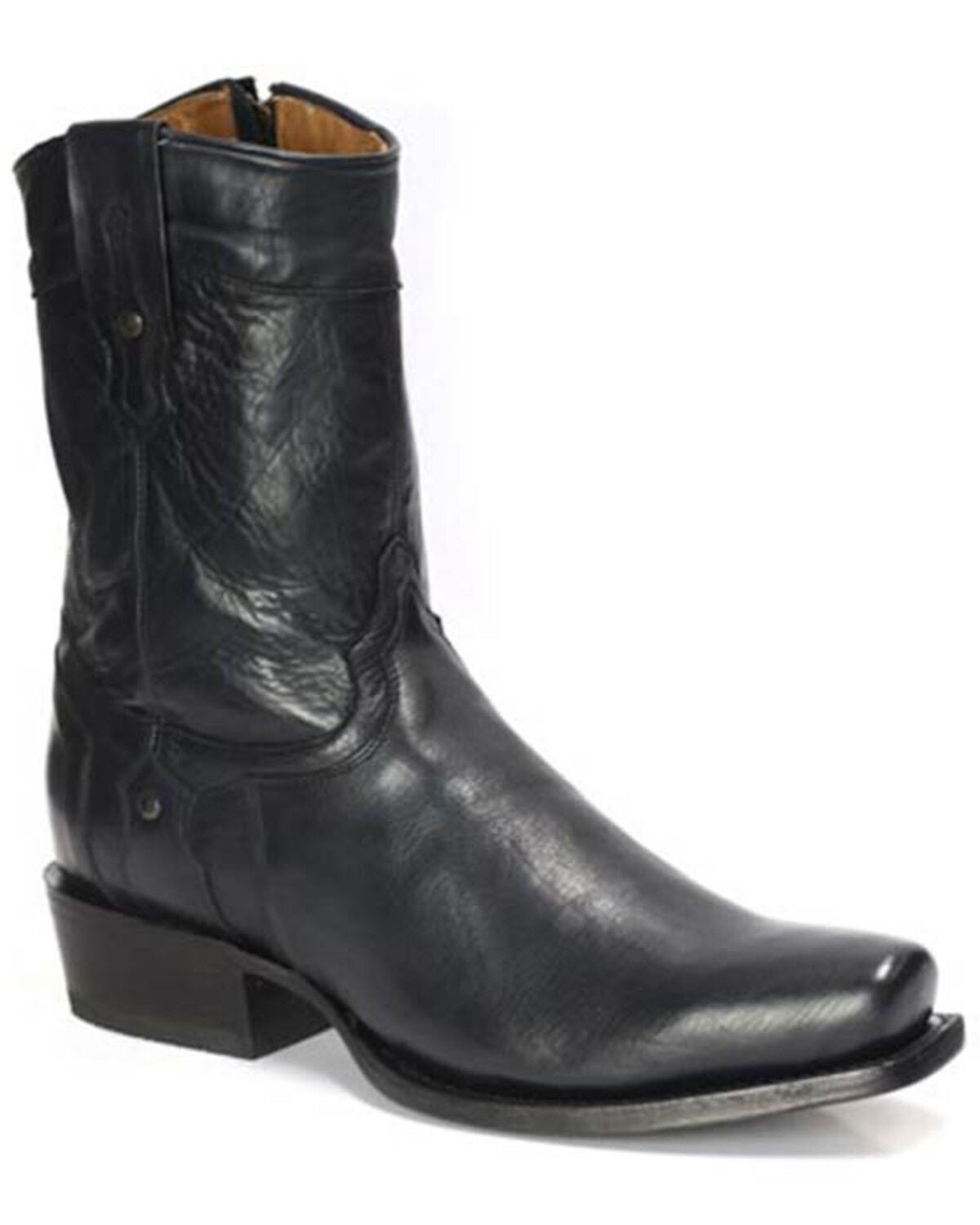 Stetson Men's Rebel Casual Ankle Boots - Square Toe, Black, hi-res