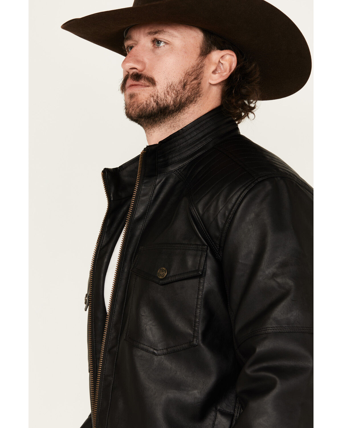 Image #2 - Cody James Men's Houston 2.0 Pantera Moto Jacket, Black, hi-res