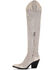 Image #3 - Free People Women's Wild West Suede Tall Western Boots - Snip Toe, Pink, hi-res