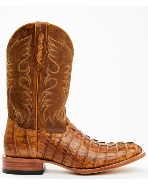 Image #2 - Cody James Men's Caiman Cognac 12" Exotic Western Boots - Broad Square Toe , Tan, hi-res