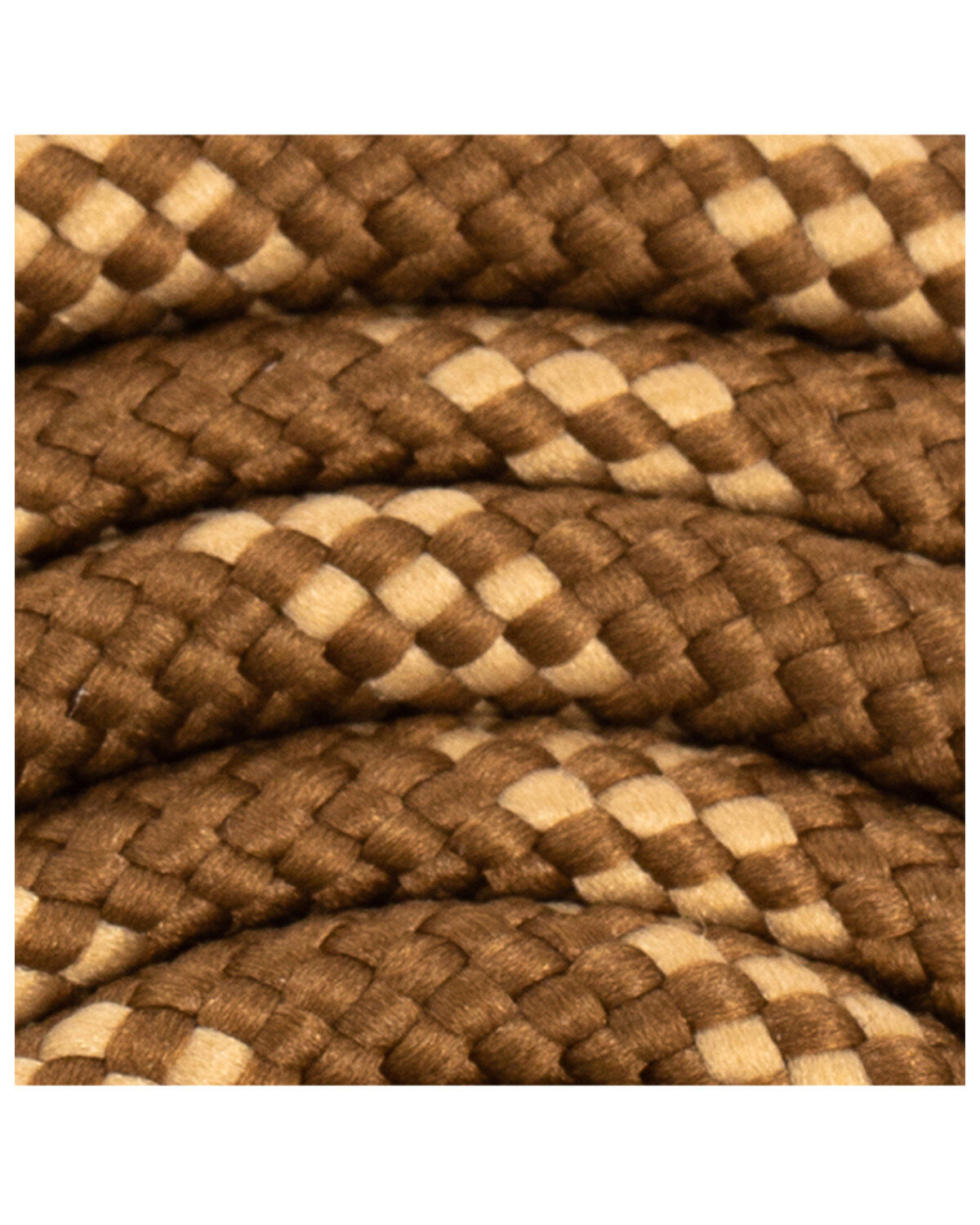 Image #2 - BB Ranch 54" Brown & Tan Boot Laces, Brown, hi-res