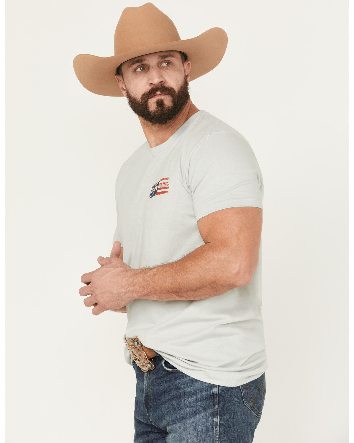 Product Name:  Cody James Men's Rugged Flag Short Sleeve Graphic T-Shirt