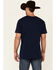 Cody James Men's Navy Poncho Desert Graphic Short Sleeve T-Shirt , Blue, hi-res