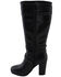 Image #4 - Milwaukee Leather Women's Platform Heel Studded Strap Boot - Round Toe, Black, hi-res