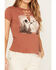 Image #3 - Shyanne Women's Painted Mountain Graphic Tee, , hi-res