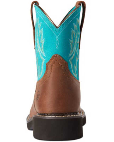 Image #3 - Ariat Girls' Heritage Western Boots - Round Toe, Brown, hi-res