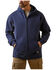 Image #2 - Ariat Men's Rebar Workman Born For This Full Zip Hooded Sweatshirt, Navy, hi-res