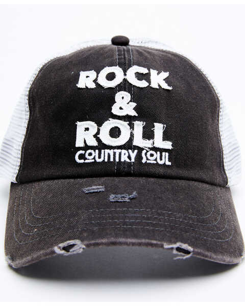 Image #2 - Idyllwind Women's Rock & Roll Country Soul Mesh Ball Cap , Black, hi-res