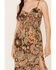 Image #3 - Angie Women's Floral Print Sleeveless Maxi Dress, , hi-res